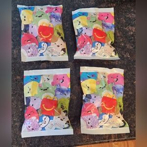 NEW. Sealed Set of 4 McDonald's Squishmallows Bags Happy Meal Toys 2025